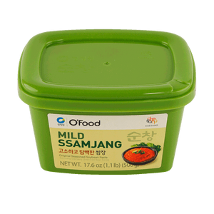 Chung Jung One Ssamjang , Korean Mild Seasoned Soy Bean Paste, 17.6oz【Perfect for Rice, Noodles, Fresh Vegetables】