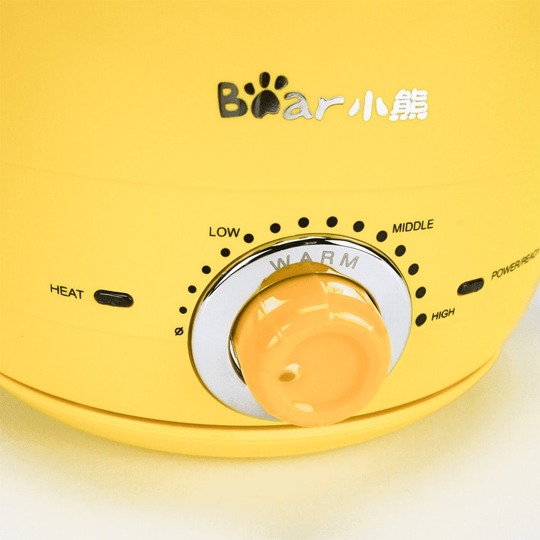 小熊 【美國本土出貨】 玻璃煮茶壺電熱燒水壺 1.2L 蜜蜂黃 110V 3