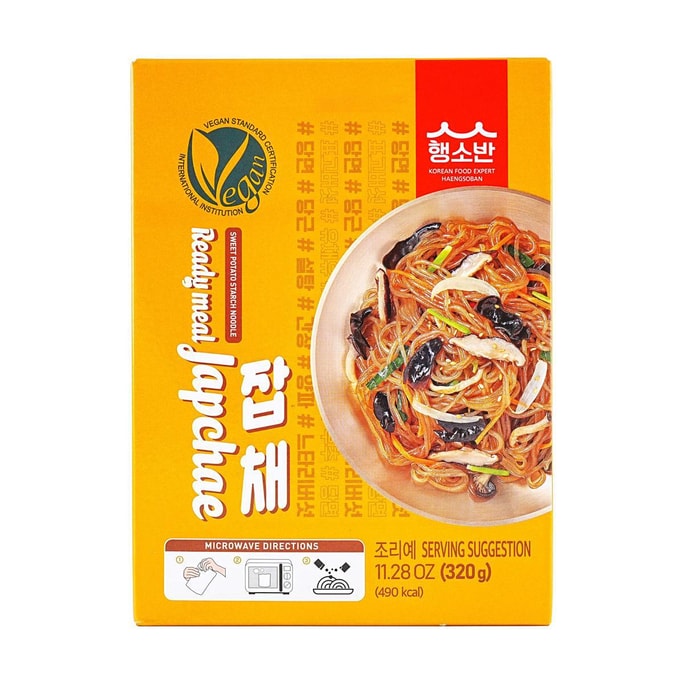 Ready to Eat Japchae Sweet Potato Glass Noodles 11.3 oz