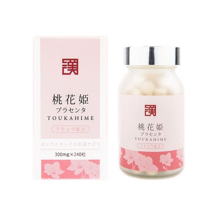 Pharmaceutical TOUKAHIME Peach Blossom Placenta 120 Tablets