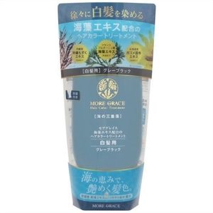 日本DARIYA MORE GRACE 白发染发剂 # 对于白发 灰黑色 200g