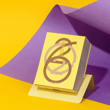 Oriole Yellow 2026 Calendar, 341 Selected Q&A with Horse Year Racing Design & Multi-Function Stand