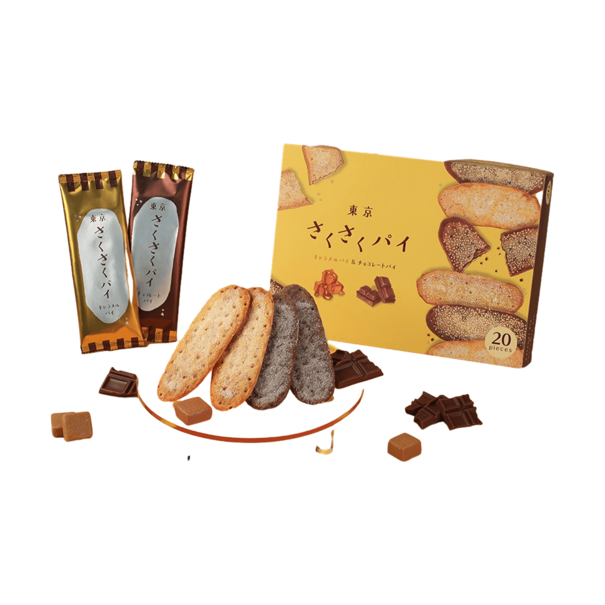 Tokyo ORAIKAN Caramel & Chocolate Flavored 20pcs - Yami.com