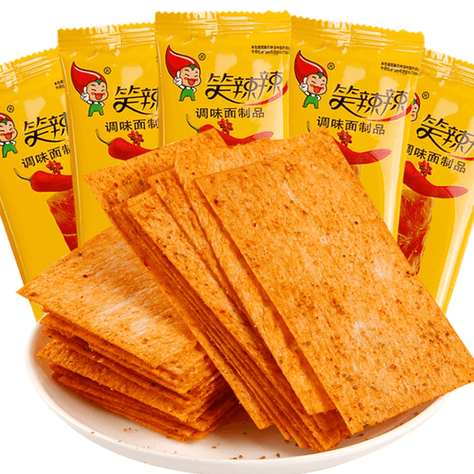Indian paratha and spicy strips  14g  5  bags