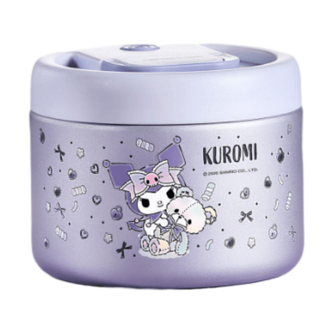 【香港直邮】 韩国 NEOFLAM 保温饭盒Kuromi 600ml 304不锈钢
