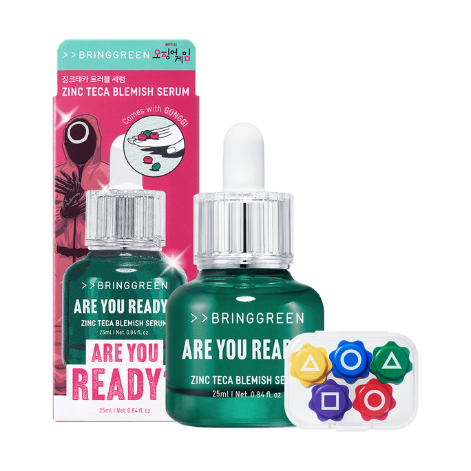 Zinc Teca Blemish Serum 25ml Special Gift【NETFLIX Squid Game: Limited Collaboration Edition】
