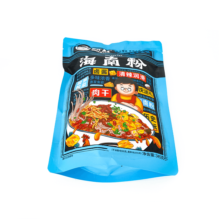 【全美首發 獨家爆品】粉叔 海南粉 超豐富配料速食米粉 345g 3