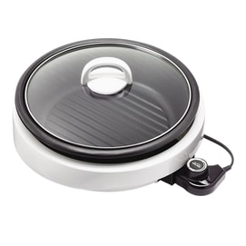 美国AROMA 三合一不粘电烤锅 3QT ASP-137 白色【全美超低价】