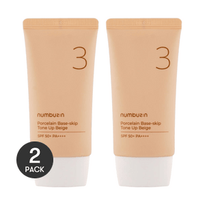 No.3 Porcelain Base-Skip Tone Up,1.69 fl oz *2【Value Pack】