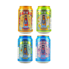 【廣州風味】華洋 柳橙口味果汁汽水 330ml【低卡】