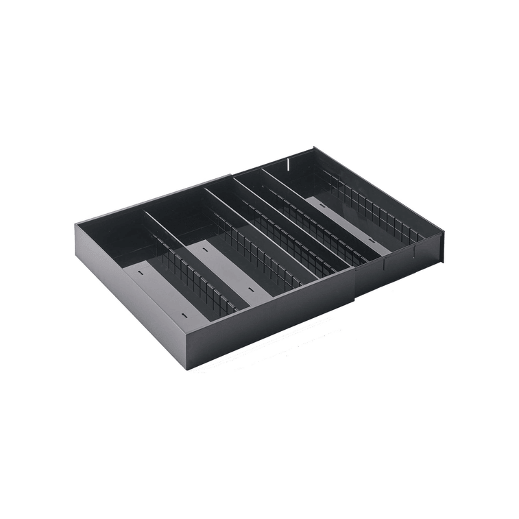 Expandable Cutlery Organizer - Large Black 10