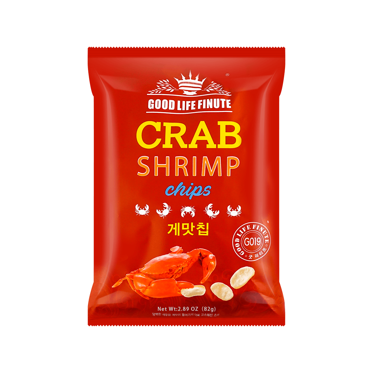 趣莱福蟹味虾片82g怎么样