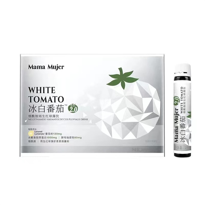 Ice White Tomato Drink 2.0 Oral 10 Bottles/Box Niacinamide Glutathione Astaxanthin Collagen