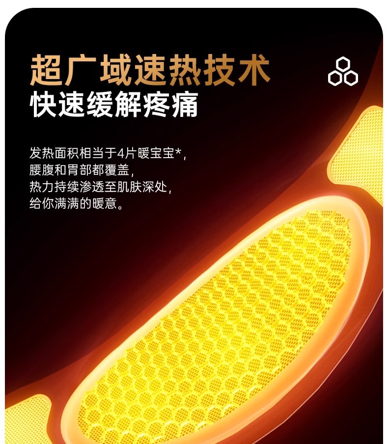 【3.8节礼物】Muselove慕诗爱 暖宫腰带大姨妈肚子疼神器女生月经用缓解宫寒痛经热敷保暖可调节长度 1盒装