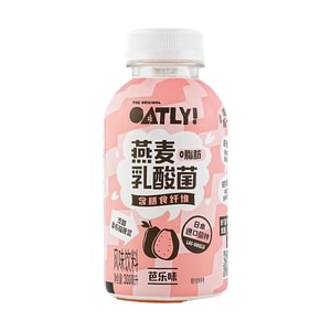 OATLY噢麦力 燕麦乳酸菌风味饮料 芭乐味 300ml【0脂 富含膳食纤维】