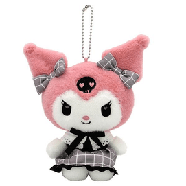 Sanrio Color Swap Plaid Skirt Series Plush Charm [Kuromi]