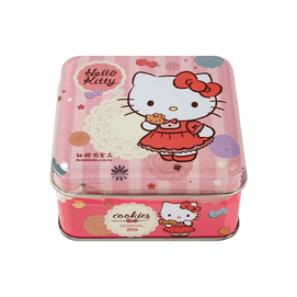 Sanrio Hello Kitty Butter Cookies (Square Tin) (13gX5)
