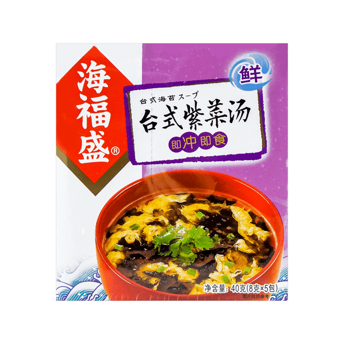 Taiwan Seaweed Soup 40g 5 Packets