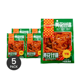 川南 黄花什锦 103g *5【5份超值装】【下饭菜榨菜咸菜】【可配粥配饭配面】