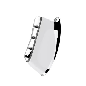 [해독 및 탄력 강화] KΛKUSΛN 얼굴 스크래핑 진동 마사지 레드라이트 뷰티 디바이스 화이트 1개