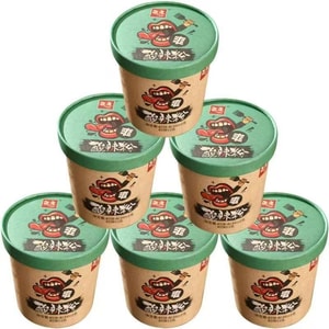 Sour and Spicy Noodles [Sweet Potato Noodles] 112g*6 buckets No cooking required, instant preparation