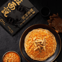 Rich Crab Roe Mixed Noodles , 7.69 oz *3【3 Packs】