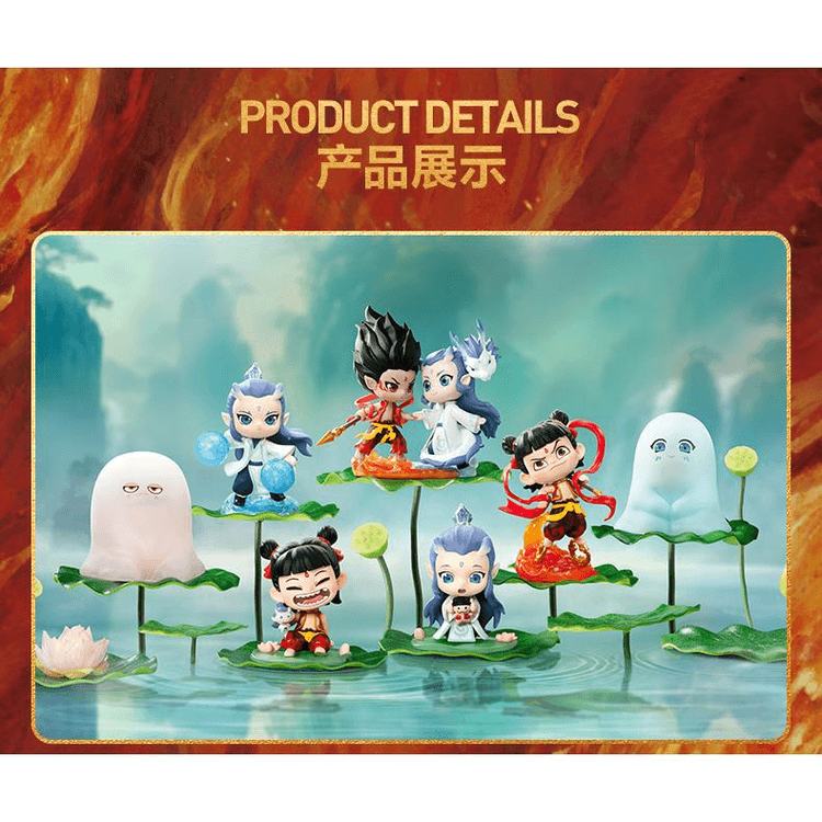 中国直邮】 POP MART 泡泡玛特哪吒之魔童闹海天生羁绊系列手办概率隐藏