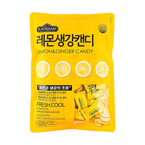 韩国ILKWANG 柠檬生姜糖 250g 【清新酸甜】【真材实料】