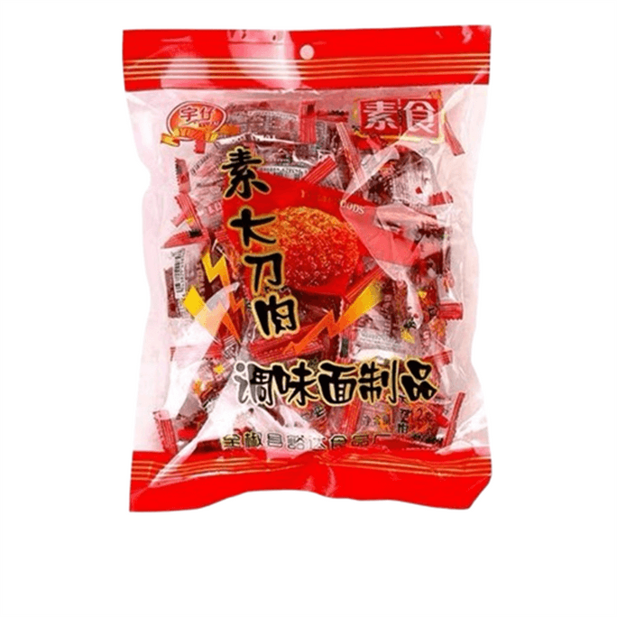 Vegetarian Big Knife Meat Spicy Vegetarian Spicy Snack Childhood Snack Snack 212G/ Bag