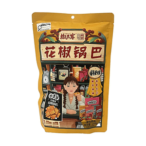 椒巴客 花椒锅巴 爆辣味 210g【爆辣味】【香脆可口】【椒香浓郁】