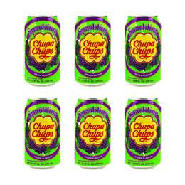 【Value Pack】Sparkling Grape Soda, 11.66fl oz*6