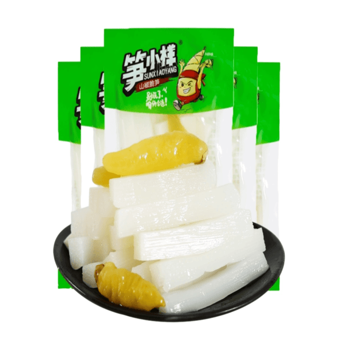 Pickled pepper crispy bamboo shoots 25g*10 bags
