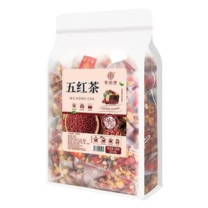 Five Red Tea, Brown Sugar, Goji Berry, Red Date, Peanut, Red Bean Combination Tea, Essential Qi And Blood Nourishing Tool For Party Health, 250g