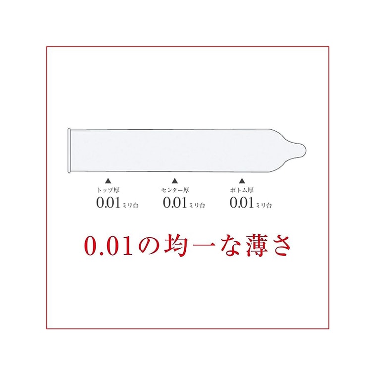 【日本直郵】OKAMOTO岡本 001超薄保險保險套 200%潤滑 滋潤版 3個裝 3