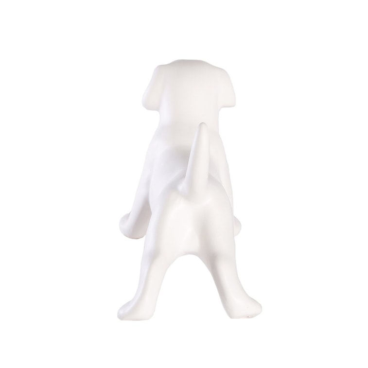  Petorama 站立比格犬陶瓷狗家居擺飾-霧面白色 4