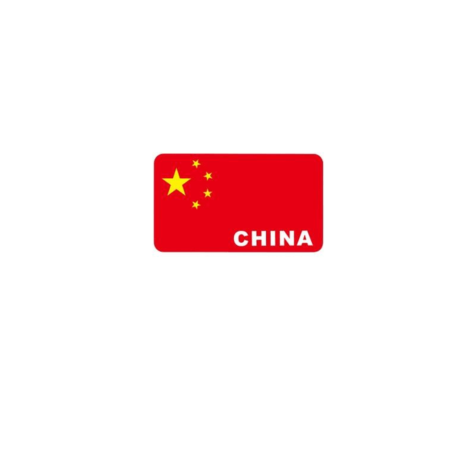 Direct From China China Flag Car Sticker Patriotic Scratch Cover Reflective Flag(Rounded S 12*7cm) 1pc