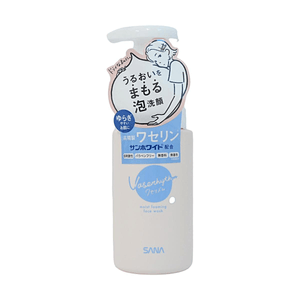日本SANA莎娜 Vaserhythm凡士林节奏保湿洁面慕斯 150ml 【高纯度凡士林】【三重神经酰胺】【温和低敏】