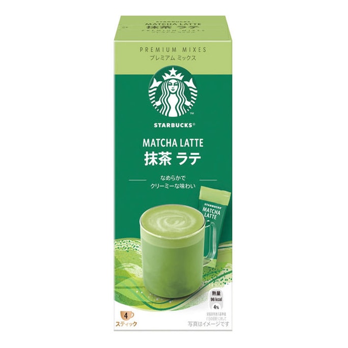 Premium Mix Matcha Latte Powder 4packs/ 1 box