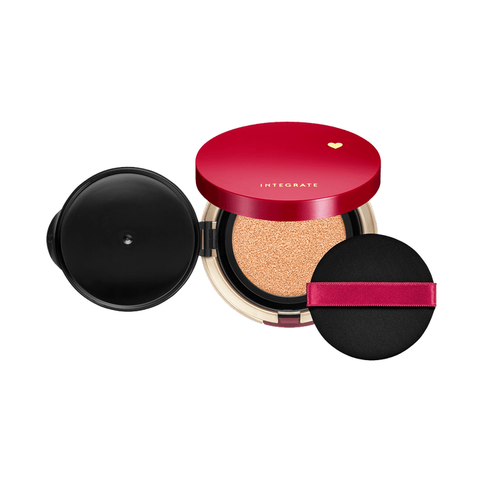 【日本直郵】 日本 SHISEIDO INTEGRATE 完美意境清透持久遮瑕保濕氣墊 SPF50+ PA++++#0明亮膚色 12g