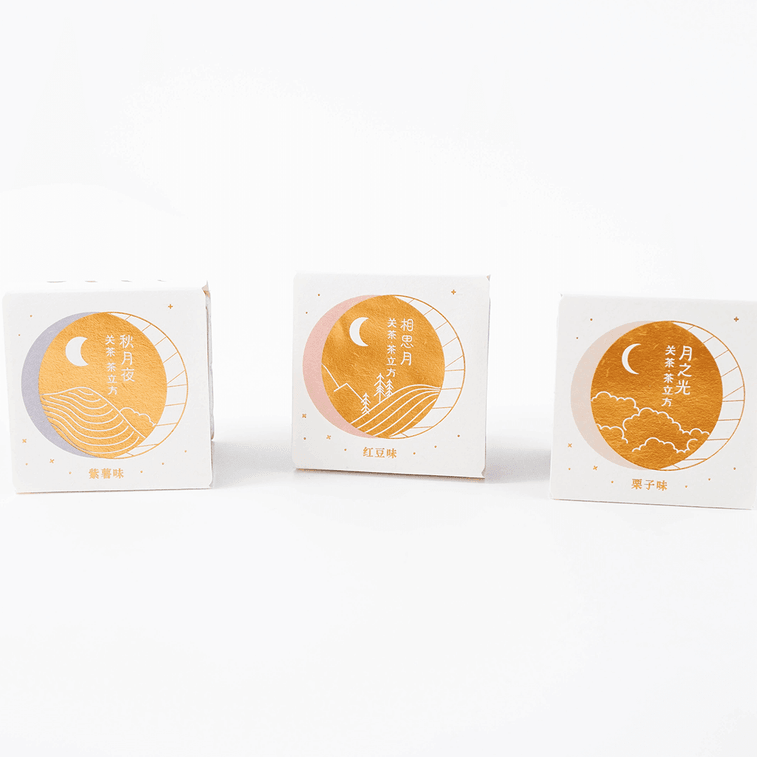 【Best Price】Assorted Matcha Cube Lava Custard Mooncake Gift Box - 3 Flavors, 6 Pieces, 12.69oz 5