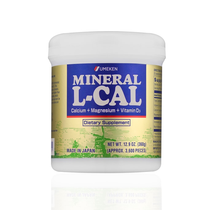 UMEKEN Mineral L-Calcium Balls 6month supply 360g