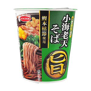 Small Shrimp Tempura Soba Buckwheat Noodles 2.01oz 【Rich Bonito Broth】【Japanese Style】