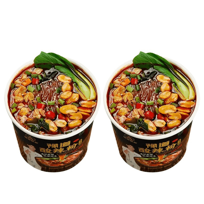 Yudao Food Black Gold Edition Sour And Spicy Powder 135g * 2 Barrels