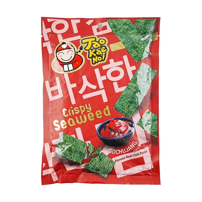 泰國TAO KAE NOI 小老闆 香脆海苔 韓式辣醬口味 32g