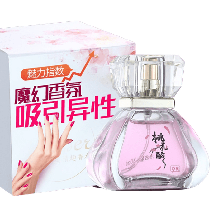 中国ダイレクトメール八桜フェロモン女性と男性の香水女性のピンクのボトルは興味を刺激します