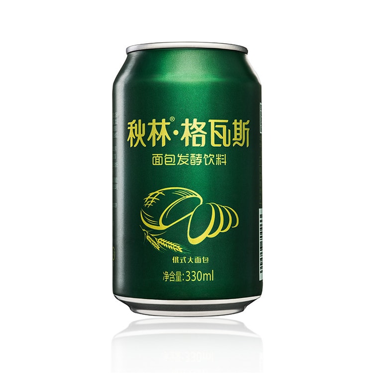 秋林格瓦斯面包乳酸菌发酵饮料330ml 听 亚米