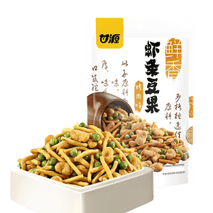 甘源 虾条豆果  烤肉味 75g