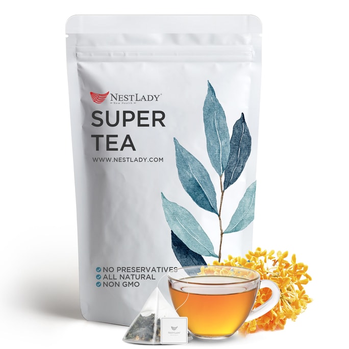 NESTLADY 桂花乌龙茶 桂花香气 无糖 瘦身 清新茶包 20袋 60g【助力减脂】【冷泡热泡都好喝】