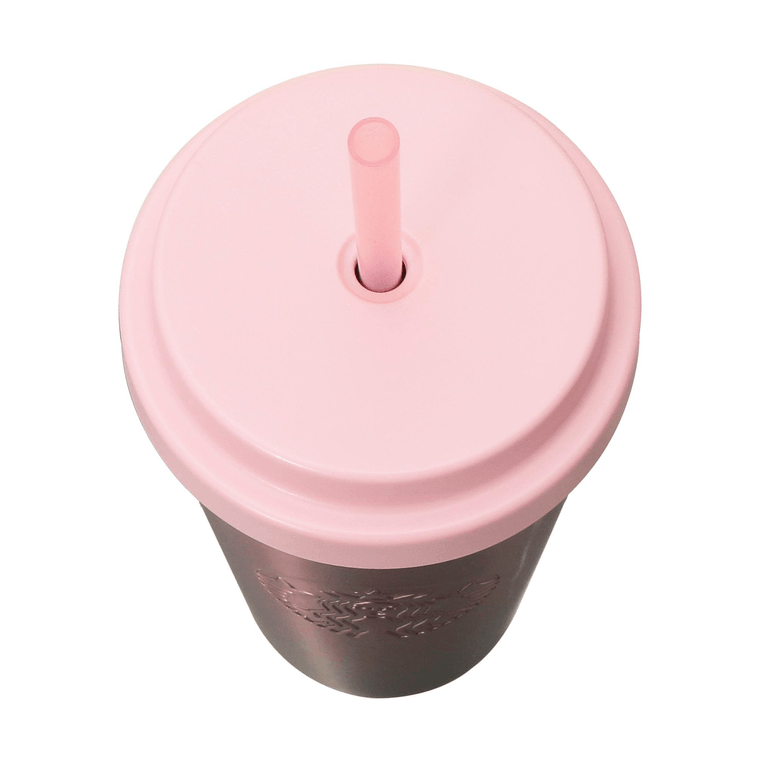 【日本からの直送】スターバックス ステンレス製保温マグカップ（交換用蓋付き）、ピンクグラデーション、473ml（日本） 3