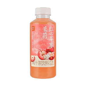 果子熟了 红心苹果茉莉果汁茶 450ml【清爽0脂】